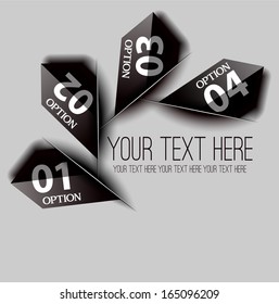 Abstract option banner