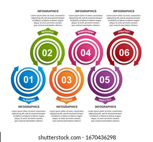 Abstract options infographics template. Infographics for business presentations or information banner.