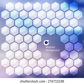 abstract  options on blur background, can be used for website, info-graphics, number banner