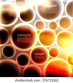 abstract  options on blur background, can be used for website, info-graphics, number banner