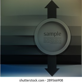 abstract  options on blur background, number line, can be used for website, info-graphics, number banner