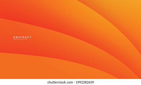 
Abstract orang background with wavy gradient shapes. Modern corporate concept design with yellow overlay color. Vector illustration for presentation design, banner, flier, cover business and more