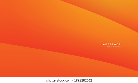 
Resumen de fondo orang con formas de gradiente ondulado. Diseño de concepto corporativo moderno con un color sobrepuesto amarillo. Ilustración vectorial para el diseño de presentaciones, banner, volante, negocios de portada y más