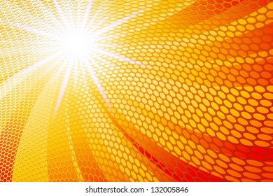 Abstract Orange