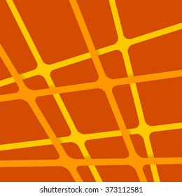 Abstract orange backdrop. Orange backdrop with overlapping lines. Orange backdrop with intersecting stripes.