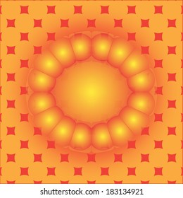 Abstract orange background