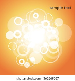 abstract orange background