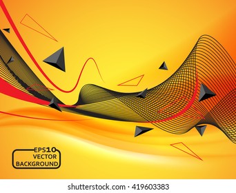 Abstract Orange Background