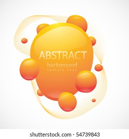 Abstract orange background