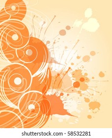 Abstract orange background