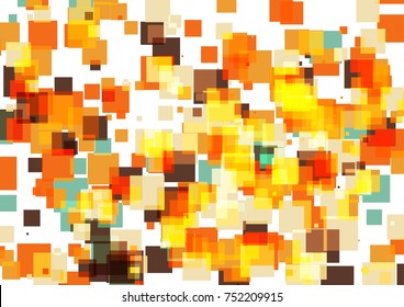 Abstract Orange background , background can used for wallpaper or design , Hot tone , vector.
