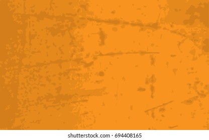 Abstract orange background from cement or concrete wall. Vector illustration design with copy space.