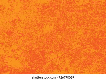 Abstract orange background, cement or concrete wall textured. Vector illustration design with copy space.