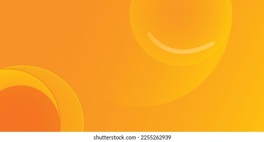 abstract orange background with circles
