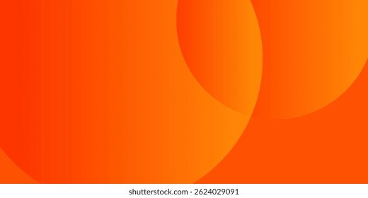 Abstract orange background with circles.