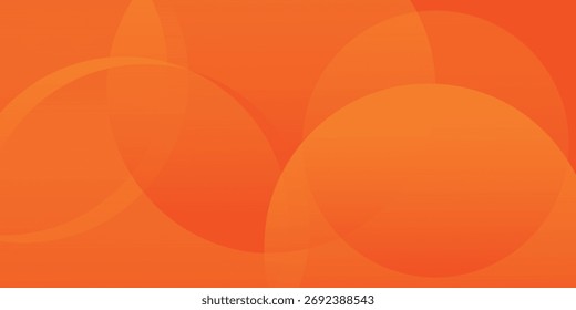Abstractas fondo naranja con círculos.
