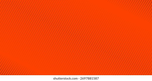 Abstract orange background with circles.