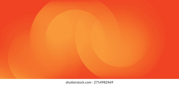 Abstractas fondo naranja con círculos