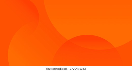 Abstractas fondo naranja con círculos.