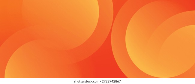 Abstractas fondo naranja con círculos