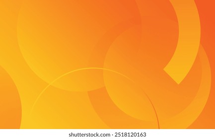 Abstractas fondo naranja con círculos. Increíble Vector EPS