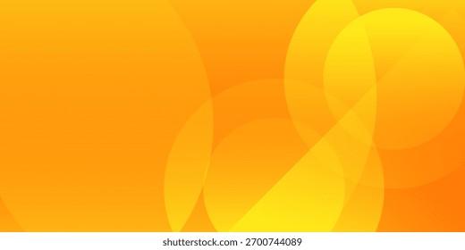 Fundo laranja abstrato com círculos. Ilustração de vetor elegante