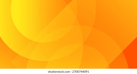 Abstract orange background with circles. Elegant Vector illustration