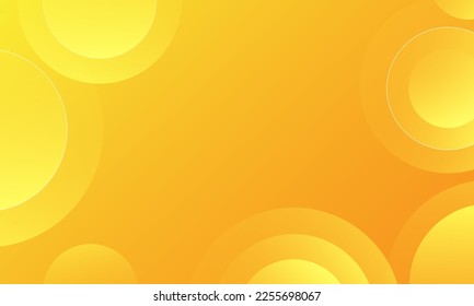 Abstract orange background with circles. Eps10 vector