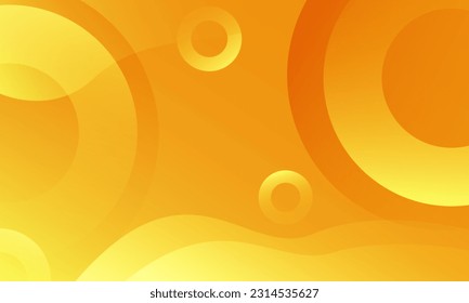 Abstract orange background with circles. Eps10 vector