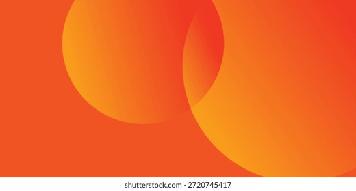 Abstrakter orangefarbener Hintergrund mit Kreisen eps10