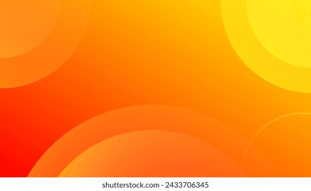 Abstract orange background with circles. geometric shapes background for flyer, poster, brochure, cover
