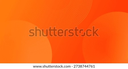 Abstract orange background with circles. geometric shapes background for flyer, poster, brochure, cover
