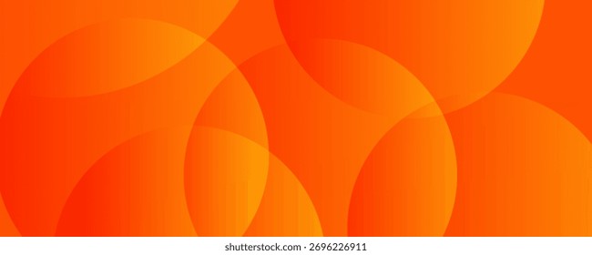 Abstractas fondo naranja con círculos. Diseño moderno de moda