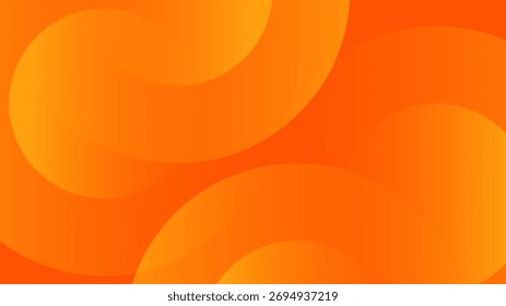Abstractas fondo naranja con círculos. Traje para el Anuncio, el Web, el folleto, el panfleto y la presentación