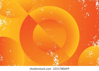 Abstract orange background with circles. Vector illustration. eps 10