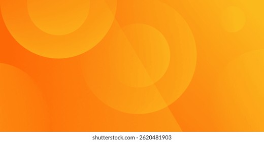 Abstract orange background with circles. Vector illustration eps 10