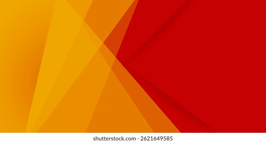 Abstract orange background with circles. Vector illustration