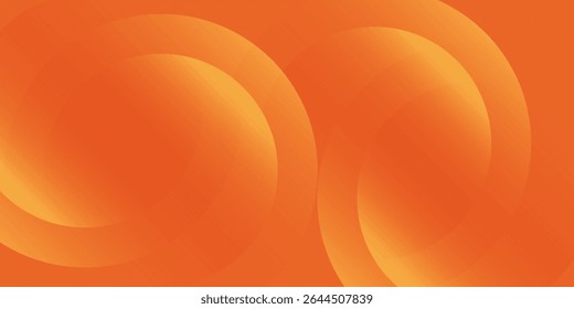 Abstract orange background with circles. Vector illustration eps10
