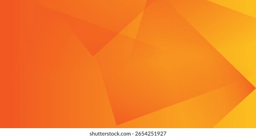 Abstract orange background with circles. Vector illustration modern arts
