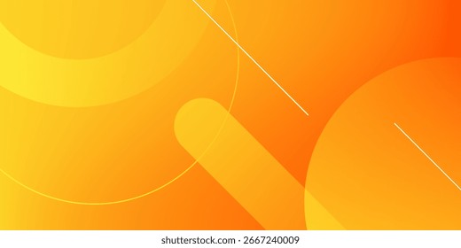 Abstract orange background with circles. Vector illustration.eps 10