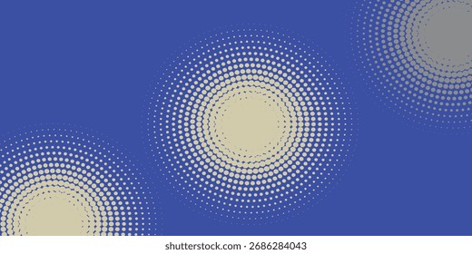 Abstract orange background with circles. Vector illustrationDots halftone yellow and dark blue color pattern gradient grunge texture background. vector grunge