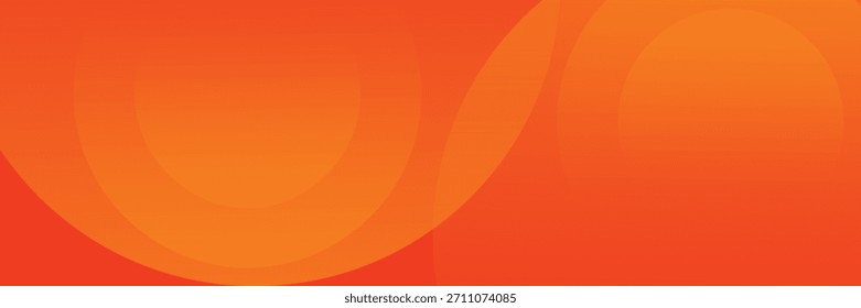 Abstrakter orangefarbener Hintergrund mit Kreisen. Vektor
