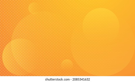 fondo naranja abstracto con formas circulares