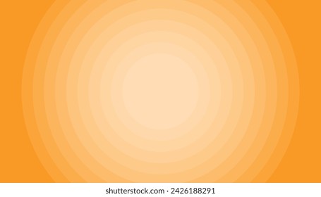 Abstract orange background with circular shapes and halftone composition. vector illustration