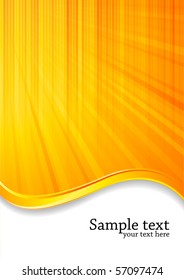 Abstract orange background; clip-art