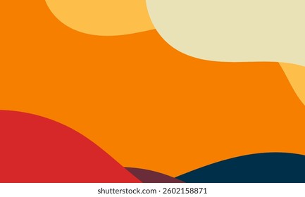 abstract orange background with copy space