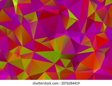 Abstrakter orangefarbener Hintergrund aus Kristall, kann man Vektorkunst ändern.