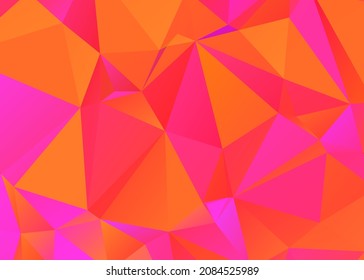 fondo naranja abstracto de cristal, puede cambiar el arte vector.