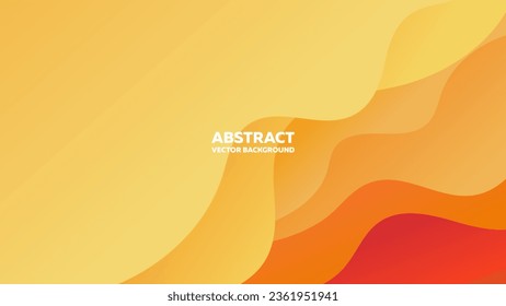 Abstract orange background with depth effect in minimalism style.	
