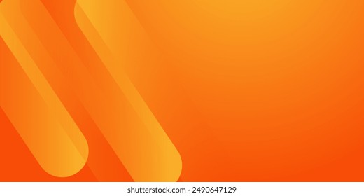 Abstract orange background with diagonal lines. Dynamic shapes composition.